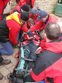Stretcher Practice - Becky loaded