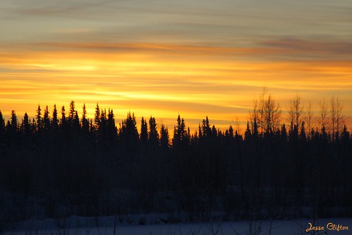 winter sunset alaska fairbanksalaska