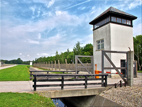germany geotagged nazi prison barbedwire dachau watchtower concentrationcamp geo:lat=48259395 geo:lon=11434309