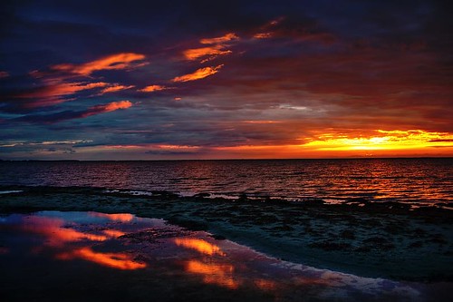 sunset sky reflection clouds canon heaven spiegelung hdr pf photomatix aguno greifswalderbodden eos400d