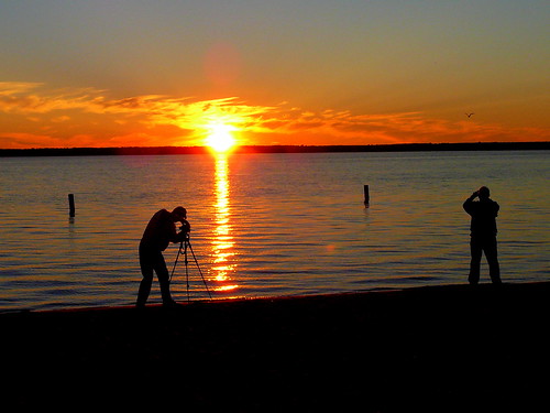 sunset beach silhouette landscape photographer michigan cadillac lakemitchell lakemitchel tccomp218