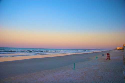 ocean sunset beach sand florida pastel newsmyrnabeach