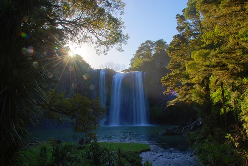 sunset newzealand geotagged waterfall blog northland whangarei tour2008070820080712 geo:lat=3568501692 geo:lon=17433624997