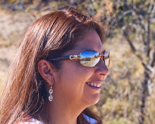 arizona sunglasses lady reflections rocks texas strangers posed canyon dragoon