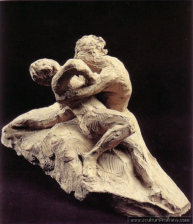 Antonio Canova - Satiro e Ninfa (bozzetto in terracotta)