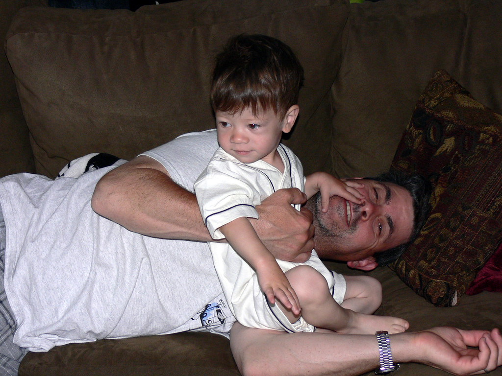 Wrestling with Dad