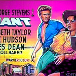 James Dean, Elizabeth Taylor, Rock Hudson TV Shot