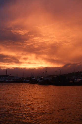 sunset red sky storm clouds liverpool boats fire aftermath sailing harbour burning fishingboats boiling troon campbeltown sailingtroontoliverpool