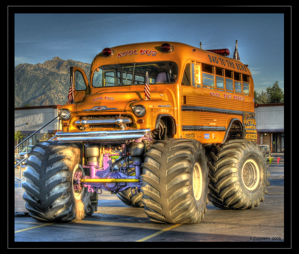 Monster School bus HDR