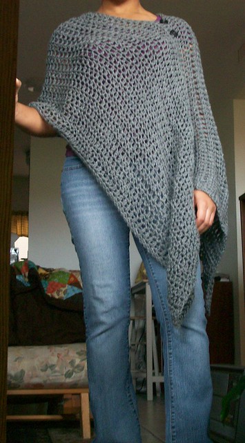 child&apos;s Knitted Poncho from modern crafting