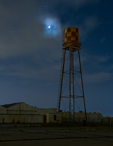 blue moon abandoned night airplane globe factory texas aircraft mound