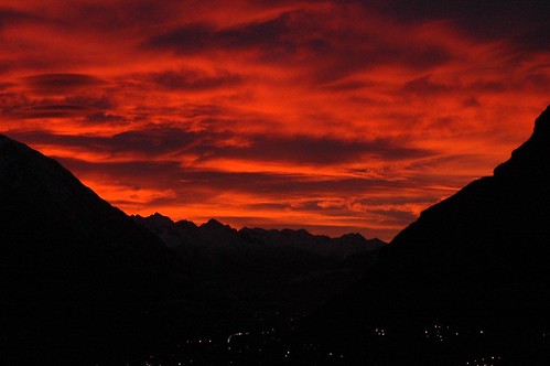 sunset saint tramonto vincent valle valley aosta valledaosta aostavalley