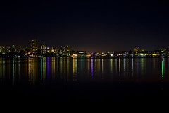 Perth bay by night
