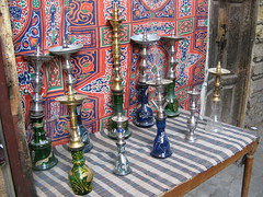 Shisha in a Cairo market