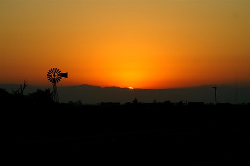 sky orange sun windmill silhouette sunrise minolta 5d maxxum eastmanlake
