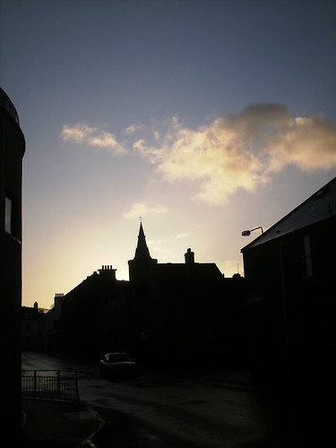 sunrise orkney cathedral kirkwall