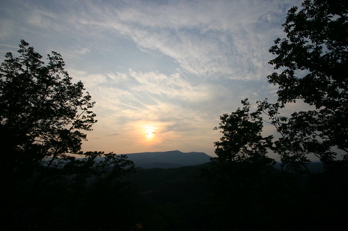 sunset vacation mountains tennessee smokeymountains