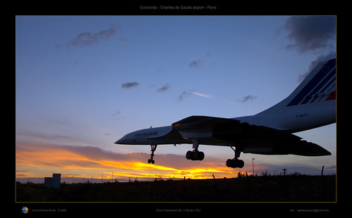 sunset canon airplane airport andrea aviation aeroporto powershot landing concorde aereo supersonic supersonico g9 atterraggio spettacolopuro