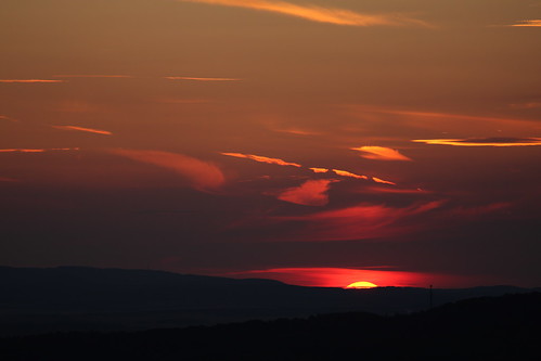 Sunset at Szekrényes-hill