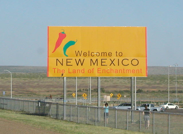 New Mexico, land of enchantment.
