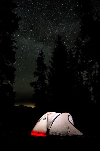 camping camp sky 3 mountains nature silhouette vertical night stars landscape star twilight nikon bravo colorado long exposure glow nightscape tent led backpacking astrophotography co astronomy glowing universe starry eyecandy msr afterdark milkyway d300 supershot routt clff mywinners goldenphotographer superfusion