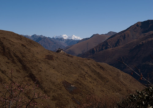 mountain bhutan dzong thimphu lingshi d80 1755f28