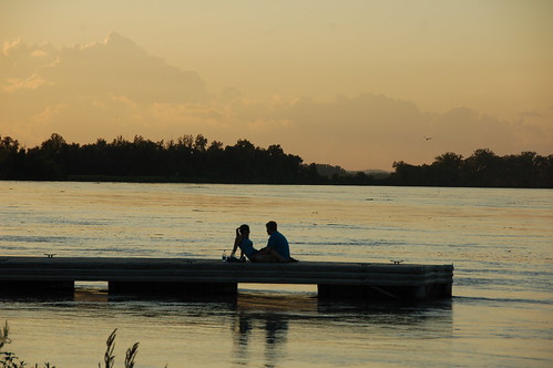 sunset river romance missouri slickr
