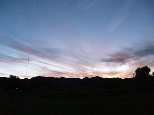 sunset mountains clouds bicycling colorado unitedstates poudre bellvue poudrerivertrail