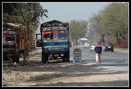 pakistan india nikon d70s nh trucks roads nikkor bangladesh southasia lifeline nh1 nh2 grandtrunkroad gtroad