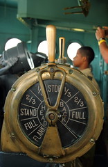 USS North Carolina Engine Telegraph
