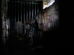 Abandoned Rhodes Zoo - Inside the lions den