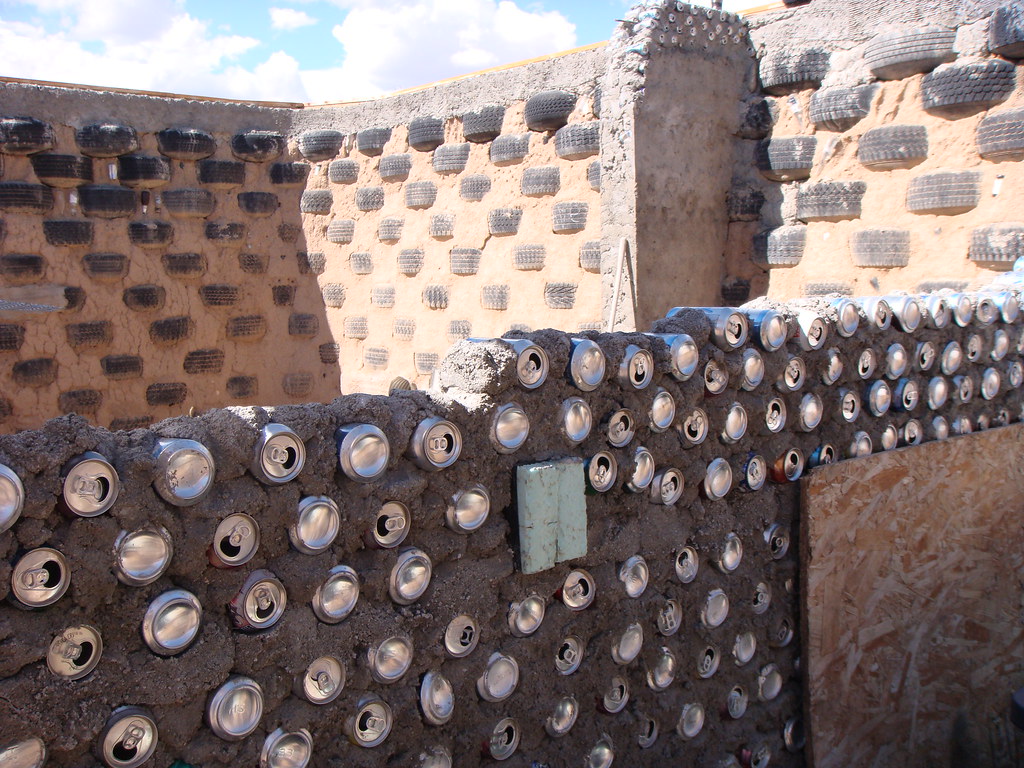 Image result for Earthship construction