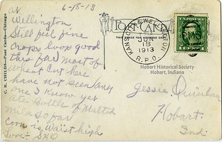 Quinlan, Sam to Jessie. 1913 postcard.