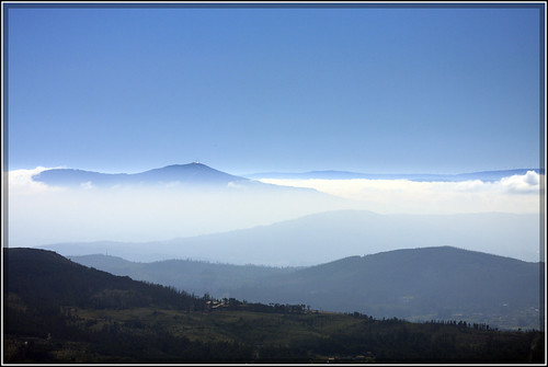 blue azul landscape paisaje galicia nubes niebla montañas