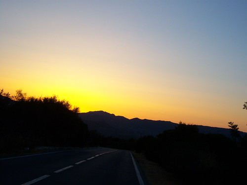 road sunset geotagged dorgali geo:lat=40293778 geo:lon=9589241