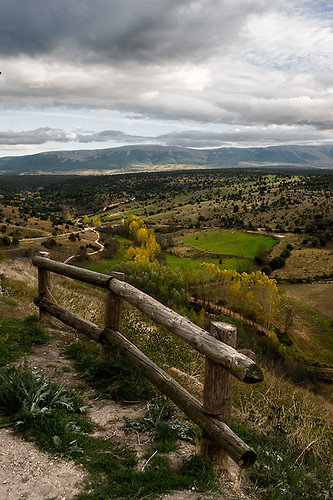 españa clouds fence landscape spain country paisaje segovia nubes campo pedraza valla