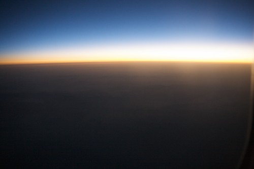 china sky plane sunrise airplane hongkong flight