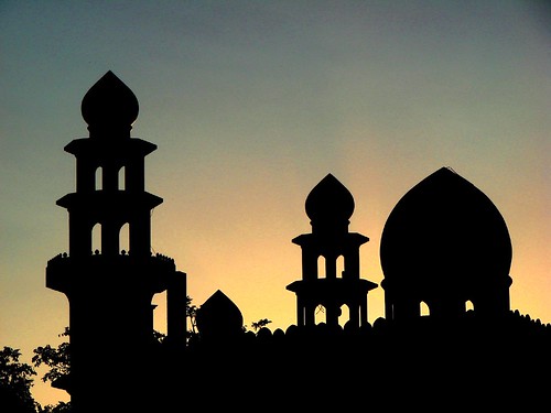 sunset mosque madagascar silhuetas silhuettes morondava