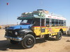 bus with no glass windows--Wadi Halfa, Sudan