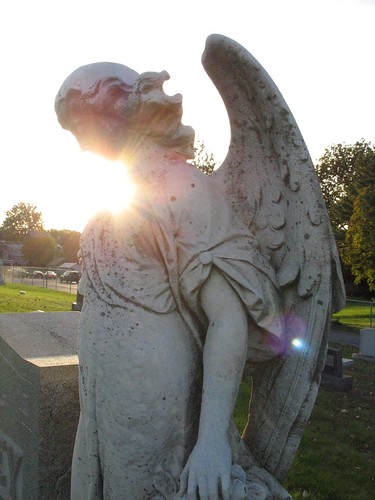 sunset westminster cemetery grave graveyard statue angel md memorial headstone tomb tombstone shipley epitaph sunflair westminstercemetery