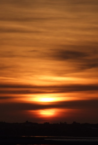 sunset france normandy hirel