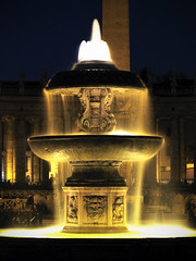 Fountain in St. Peter's square, Rome