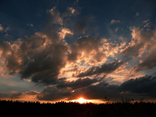 sunset sky nature beautiful clouds sonnenuntergang himmel wolken oberpfalz kemnath