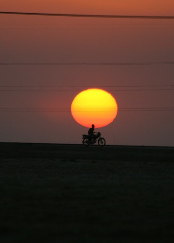 road sunset color iran motorcycle khuzestan anoosh hendijan doctorhendii