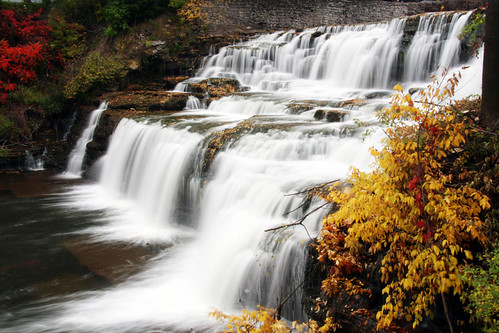 autumn newyork waterfall upstate williamsport glenfalls october2008