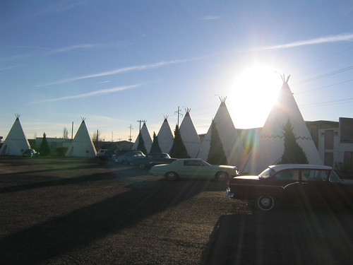 christmas travel vacation arizona sunrise vintage route66 motel roadtrip teepee holbrook wigwam wigwammotel