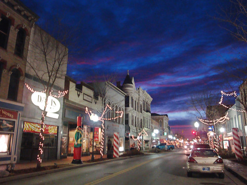 christmas sunset holiday clouds geotagged twilight downtown indiana richmond uptown waynecounty waynecountyindiana geo:lat=39830662 geo:lon=84890427 ecard|holidays~and~seasons|christmas