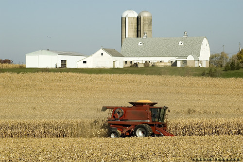 wisconsin corn harvest combine heavyequipment agriculture caseih