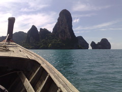From Tonsai to Railey on a Longtail boat
