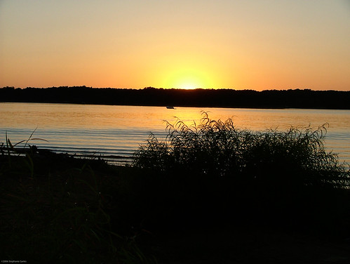 travel sunset usa lake oklahoma geotagged houseboat geo:lat=35319888 geo:long=95385532